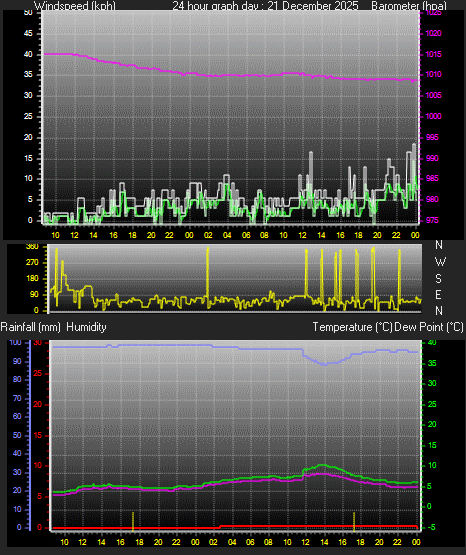 24 Hour Graph for Day 21
