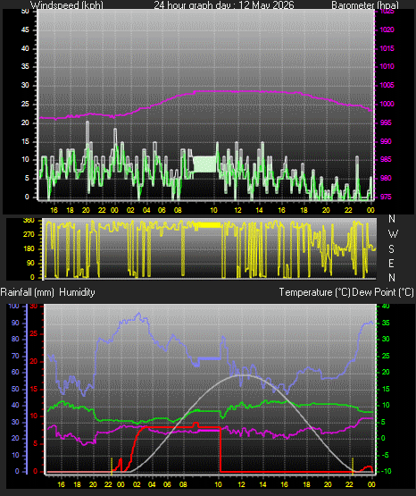 24 Hour Graph for Day 12