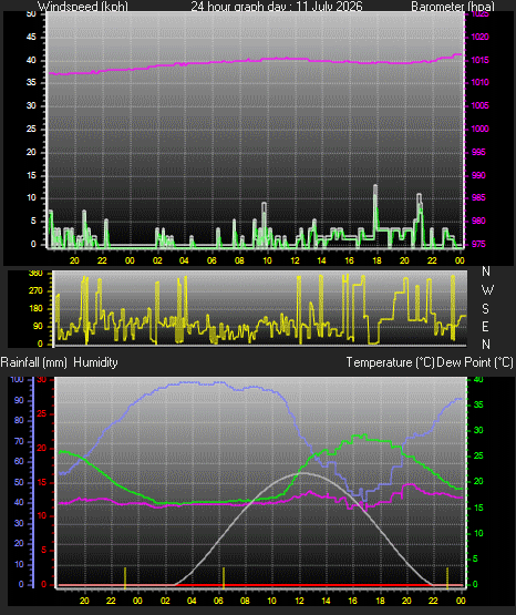 24 Hour Graph for Day 11