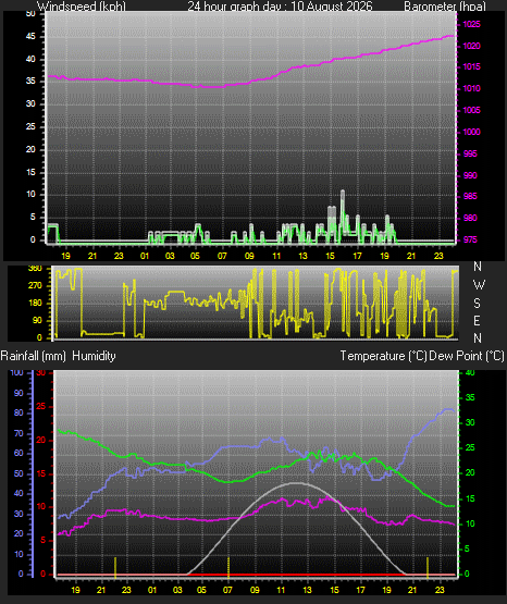 24 Hour Graph for Day 10