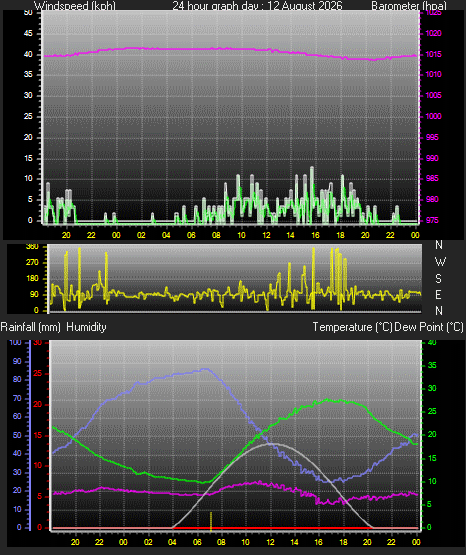 24 Hour Graph for Day 12