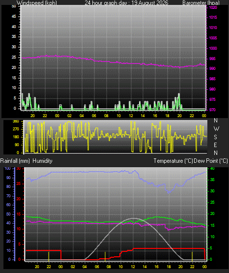 24 Hour Graph for Day 19